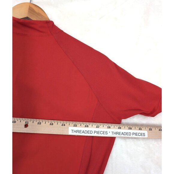 Etxeondo Cycling Jersey Womens M Orange Short Sleeve Half Zip Pockets Road Bike - Picture 9 of 11